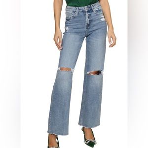 Mica Denim Super High Rise Wide Leg Jeans!